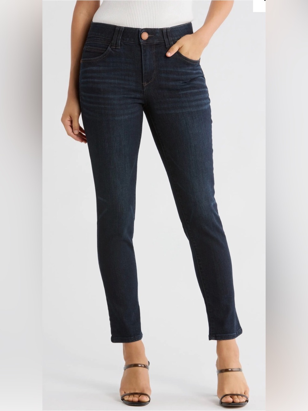 Democracy "Ab"solution Jegging Jeans Women's Size 8 Dark Wash Stretch EUC